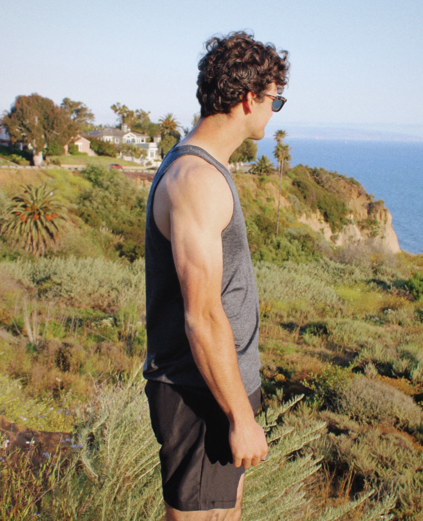 Men's Performance Tank - Charcoal