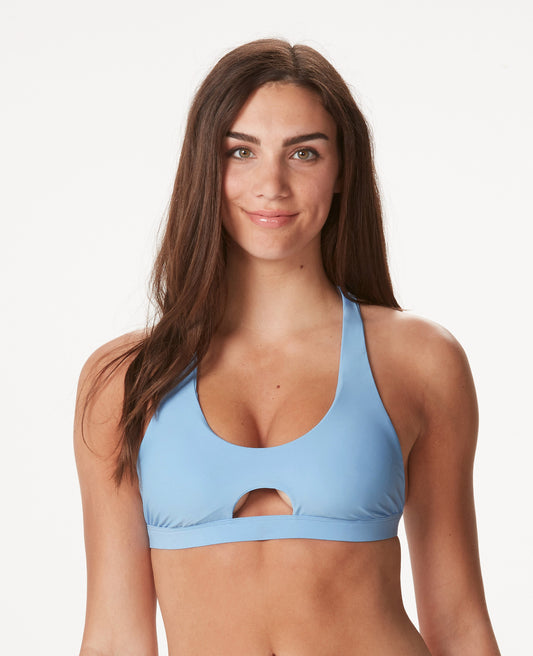 Alex Hybrid Top - Powder Blue