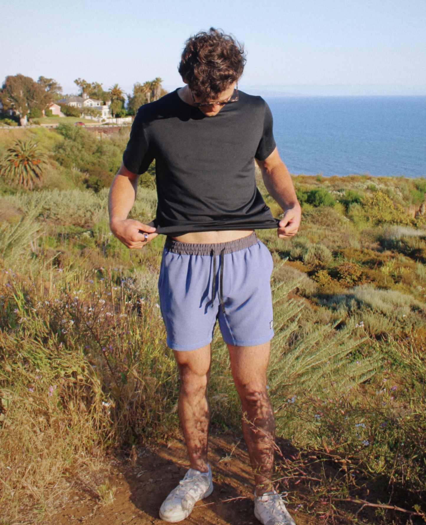 Men's Hybrid Shorts - Storm Blue