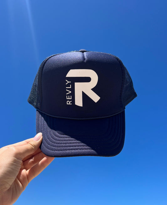 REVLY Trucker Hat - Navy