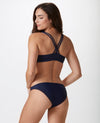 Chance Hybrid Top - Navy Ribbed